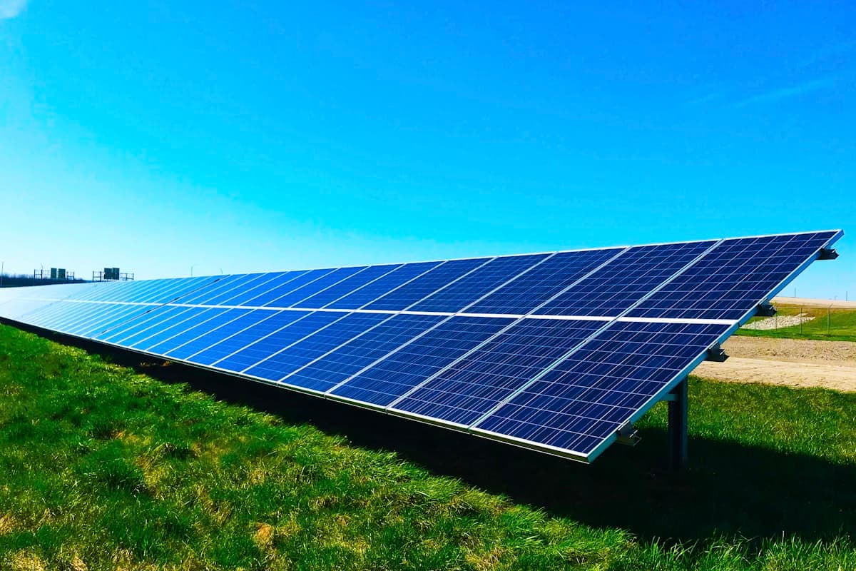Residential rooftop solar installation