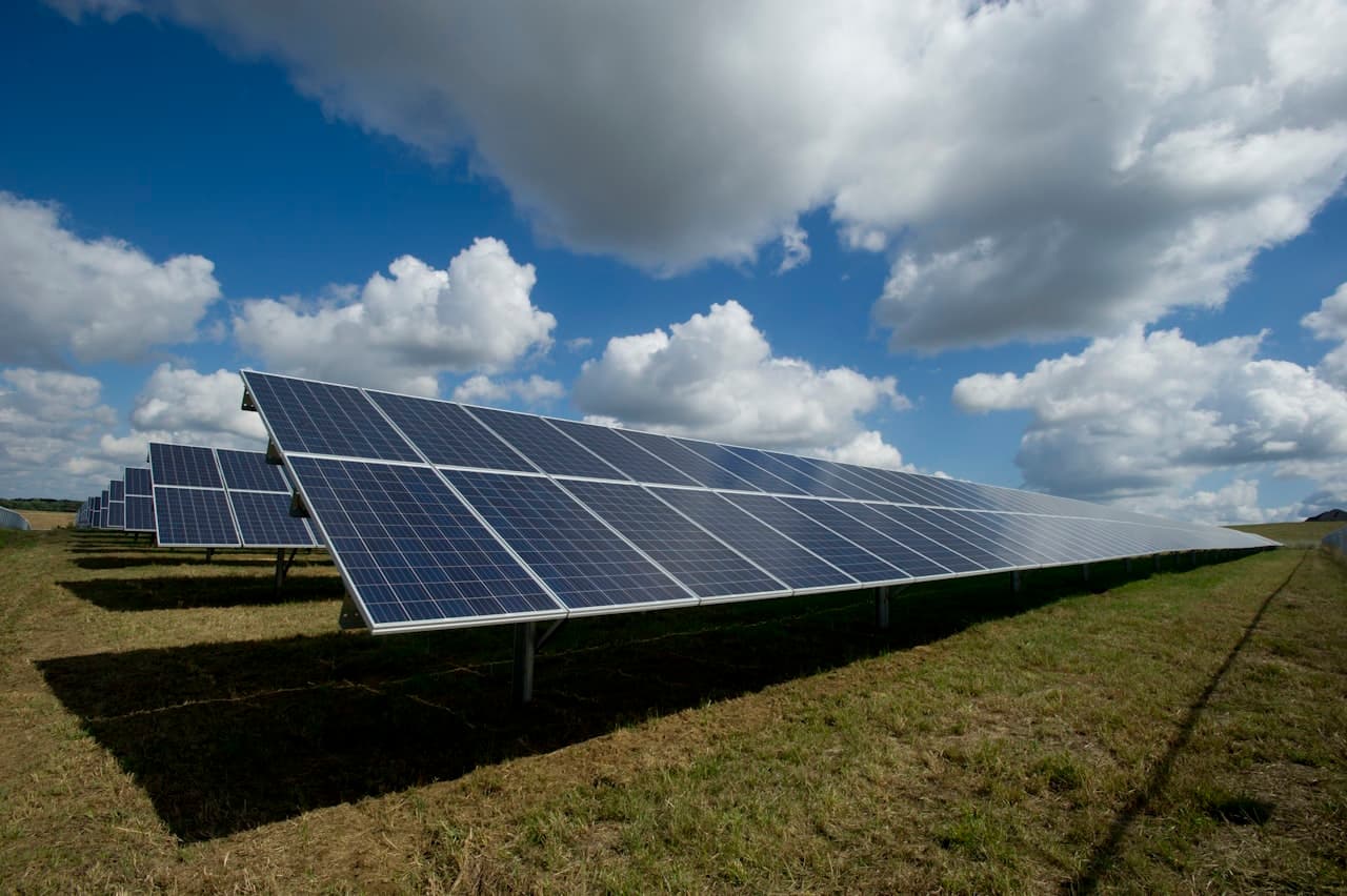 Solar panel installation — mounting and BOS components